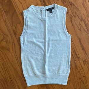 100% Merino Wool Light Blue sweater vest